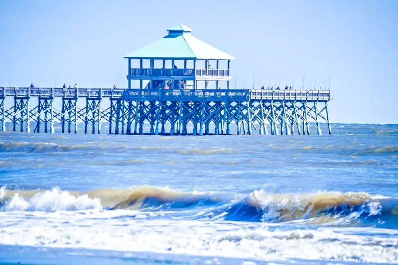 fishing on kiawah island from pier
